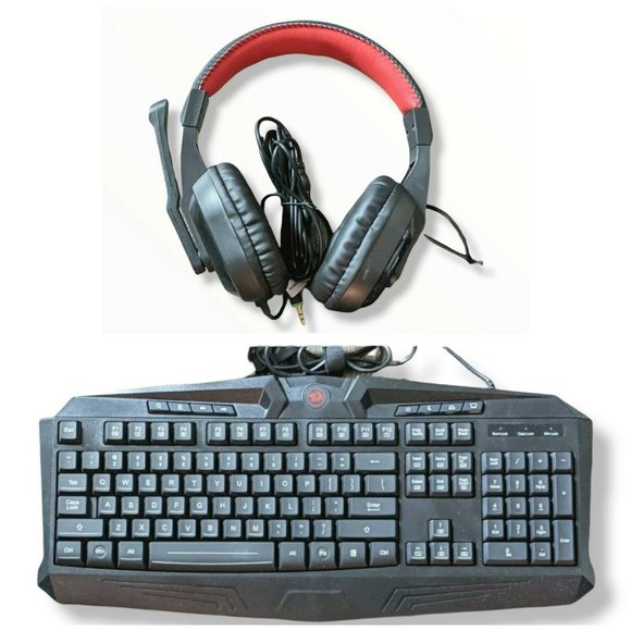Redragon Gaming Keyboard Headphones Combo S101 Wired RGB Backlight